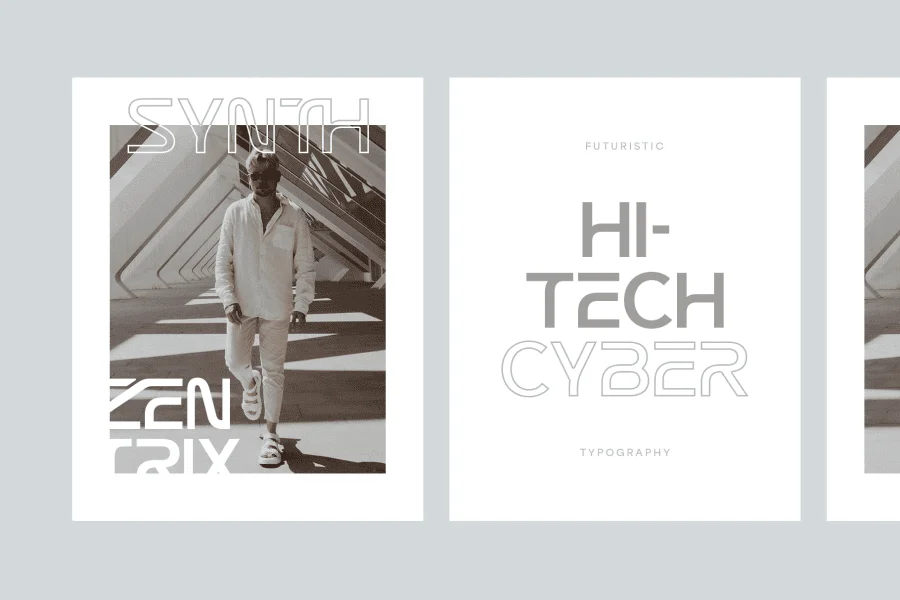 Nevera Font preview 3