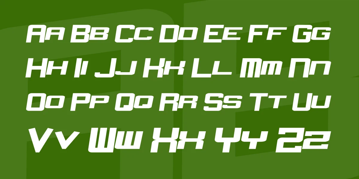 NeverSayDie Font preview 2