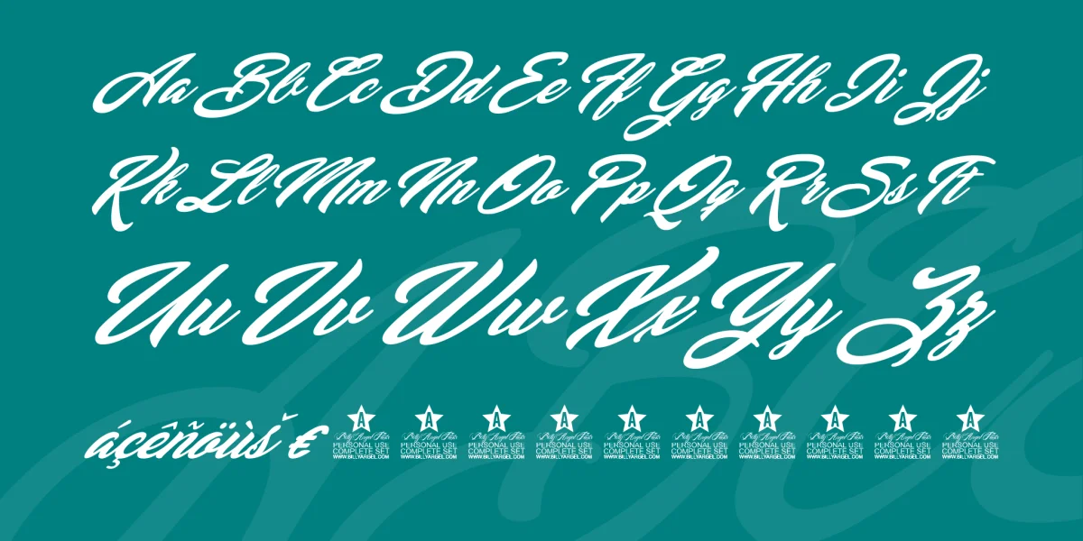 New Balance Personal Use Font preview 5
