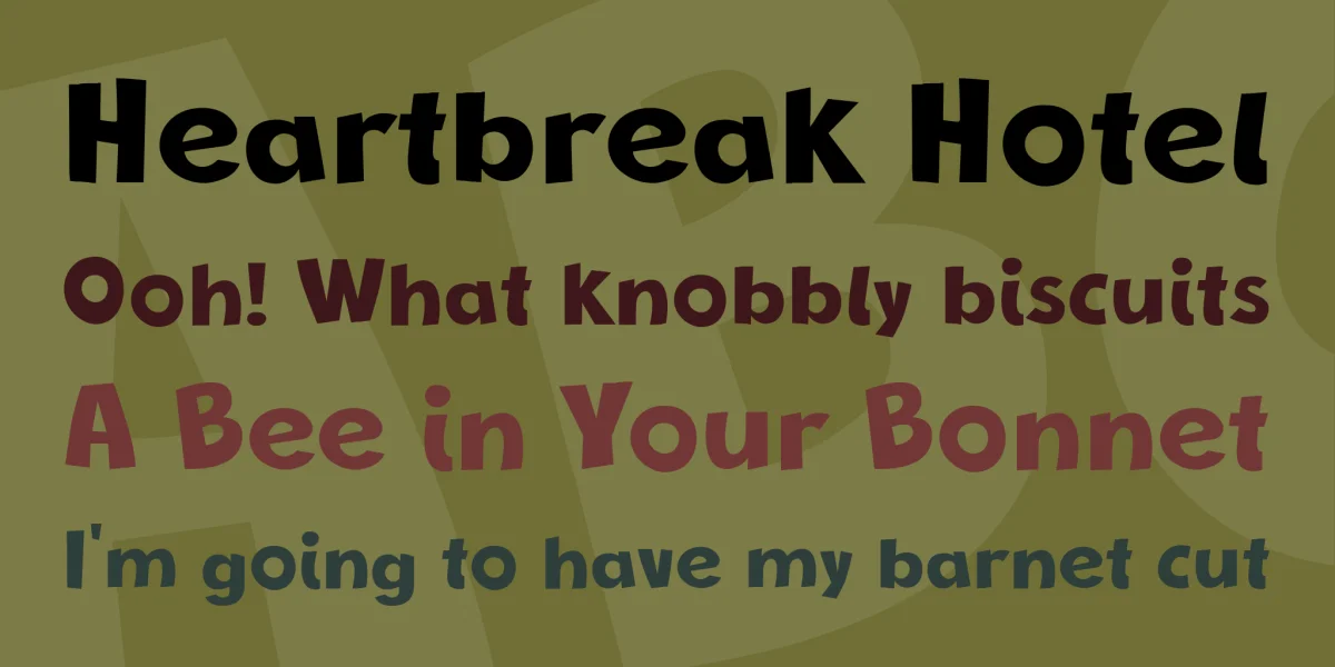 New Comic BD Font Family preview 2
