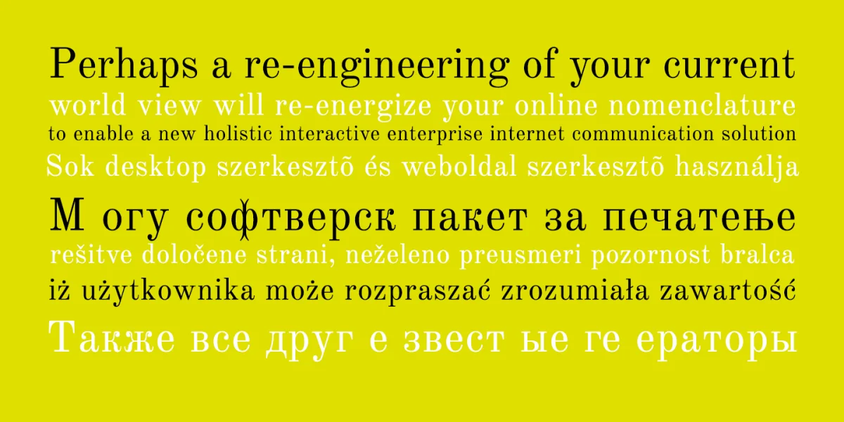 New Standard Font preview 2