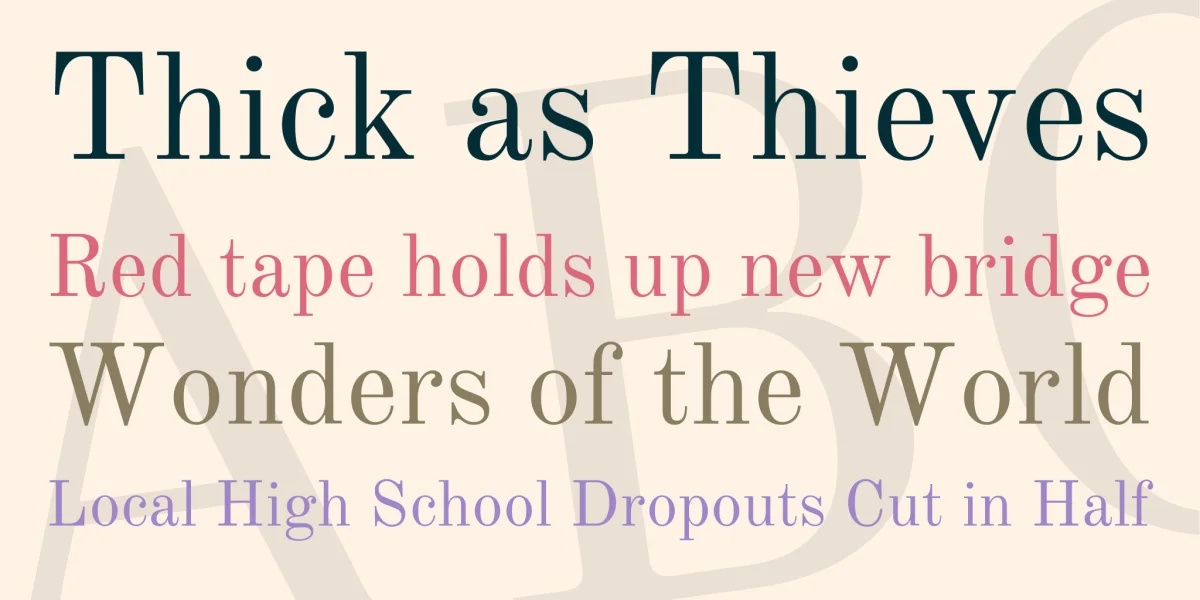 New Standard Font preview 4