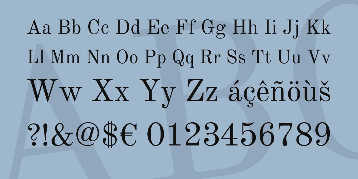 New Standard Font preview 6
