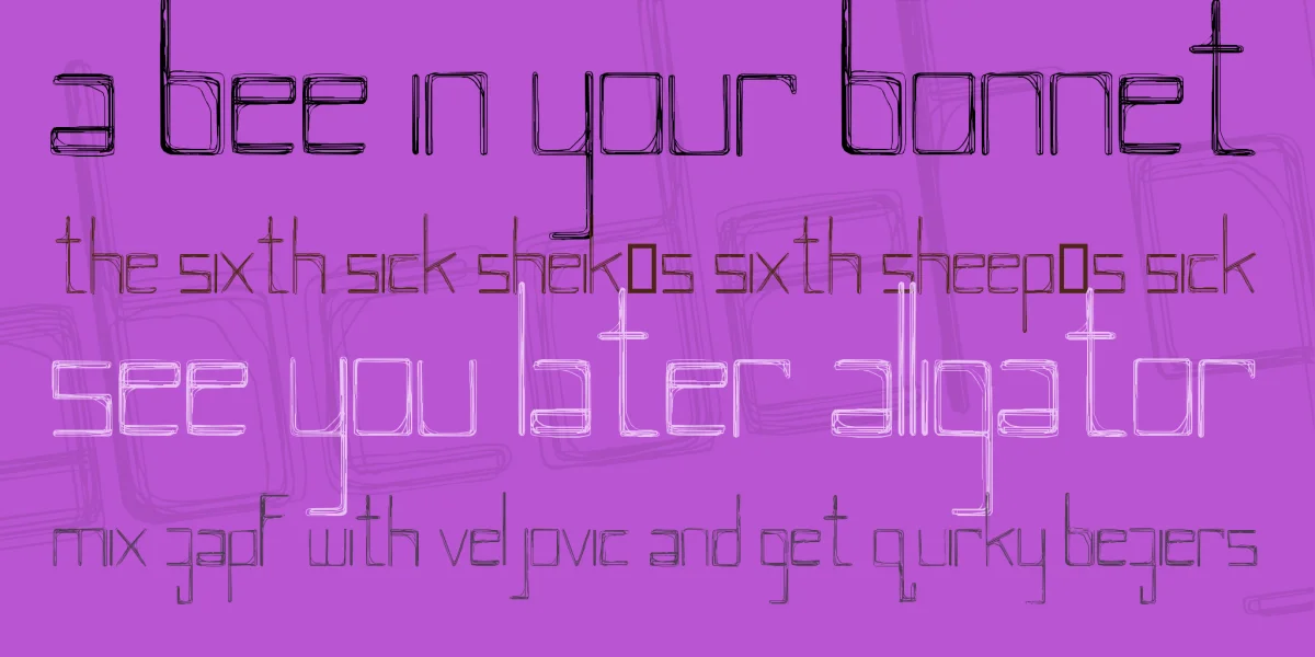 NEW YORK Font preview 2