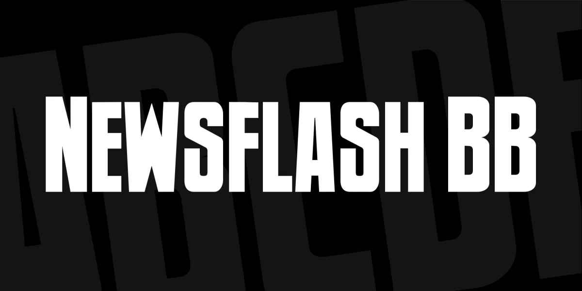 Newsflash BB Font