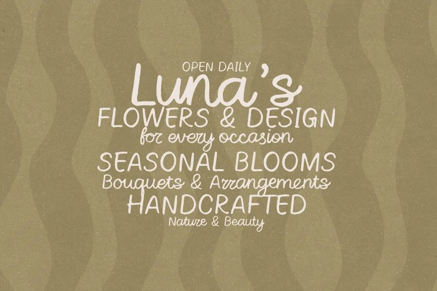 Newstalgia Font preview 3