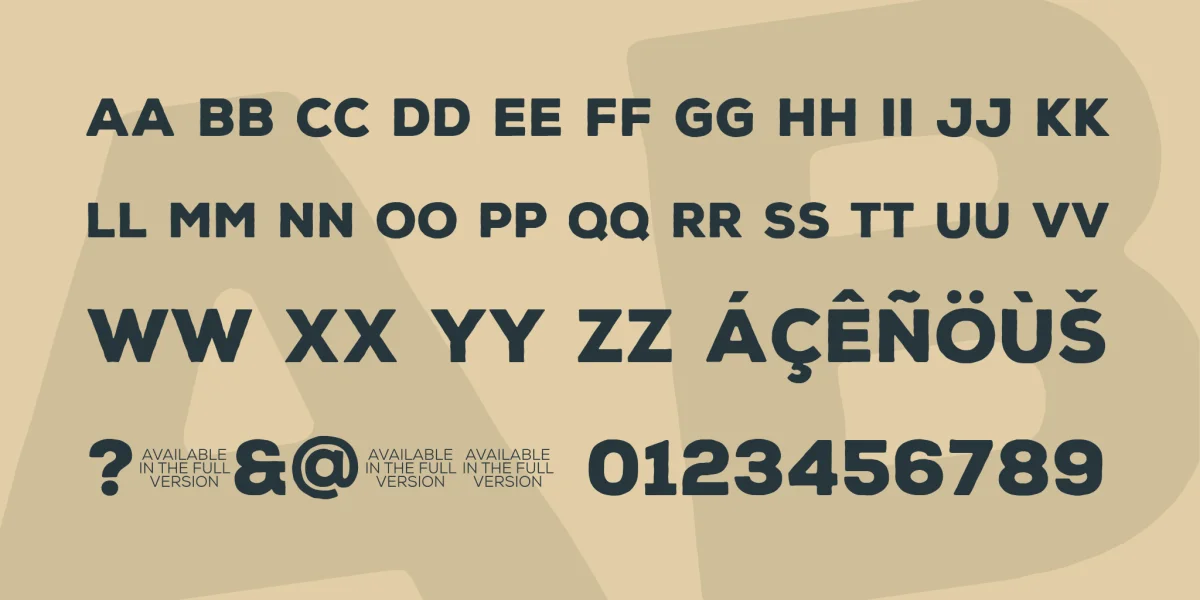 Nexa Rust Font Family preview 4