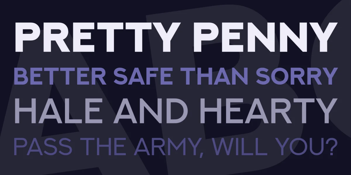 NEXT ART Font Family preview 2