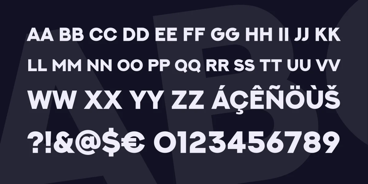 NEXT ART Font Family preview 4