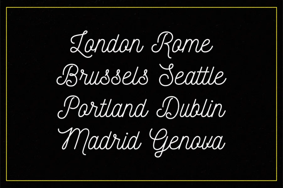 Nickainley Font preview 5