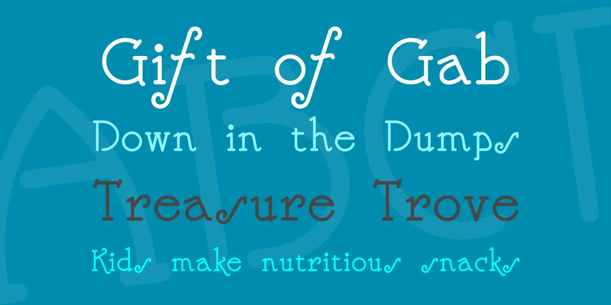 Nickelodeon NF Font preview 2