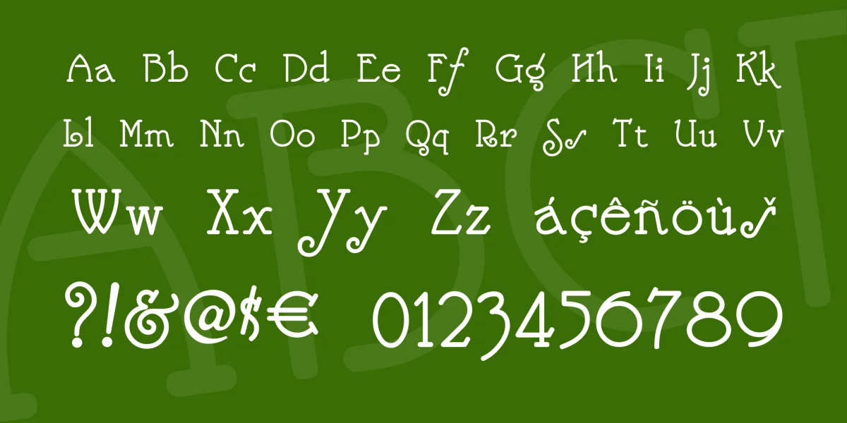 Nickelodeon NF Font preview 3