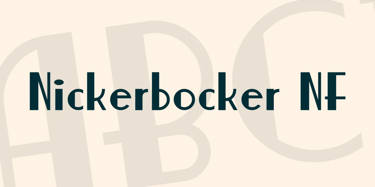 Nickerbocker NF Font