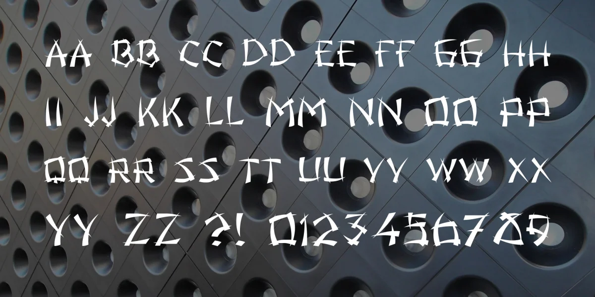 Night in Tokyo Font Family preview 3