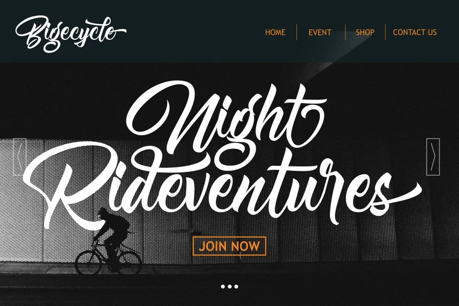 Nightfall Font preview 6