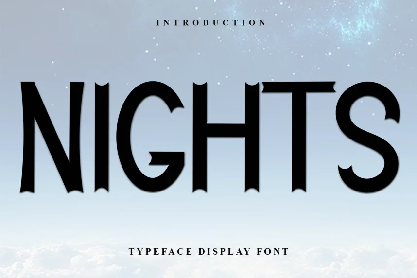 Nights – Playful And Unique Font