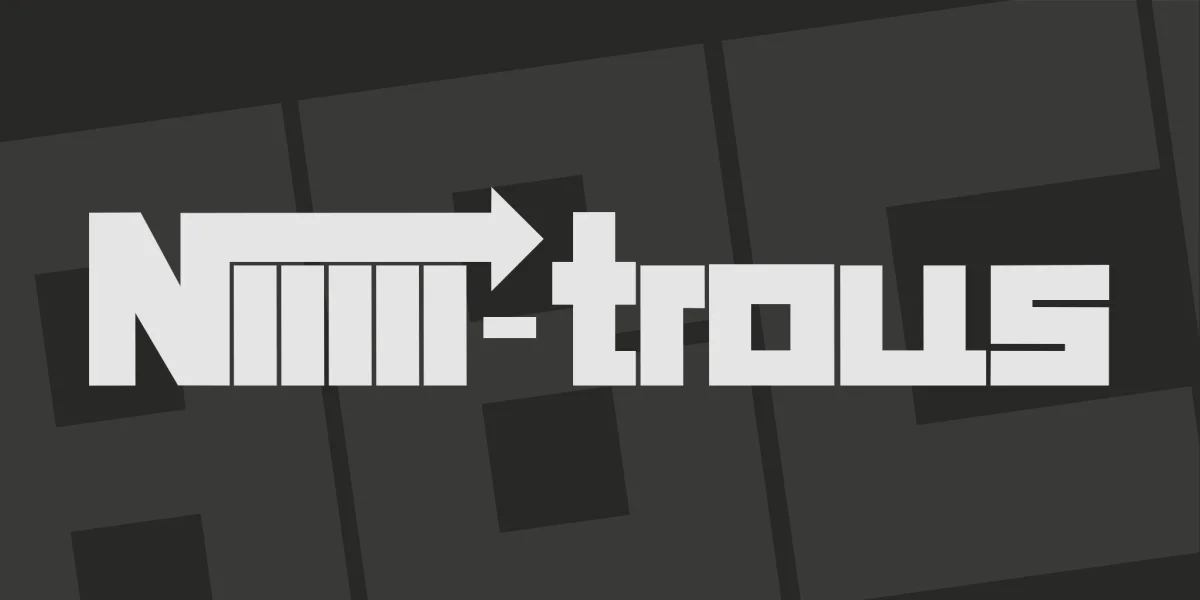 Niiiii-trous Font