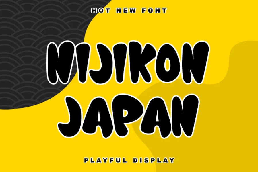 Nijikon japan - Personal use Font
