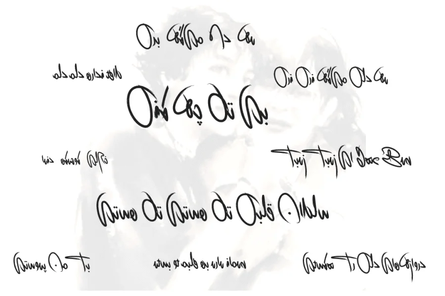 nikasha Font Family preview 2