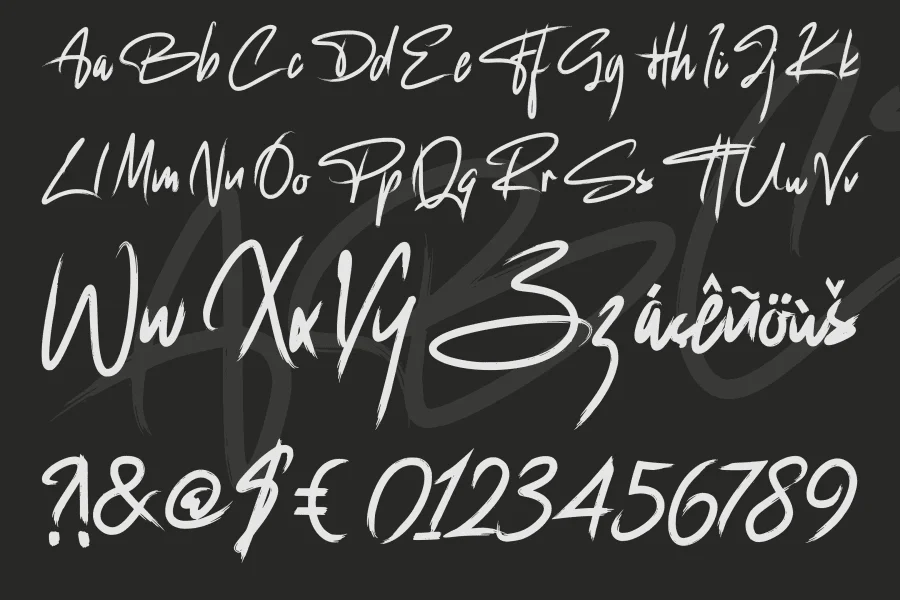 nikasha Font Family preview 5