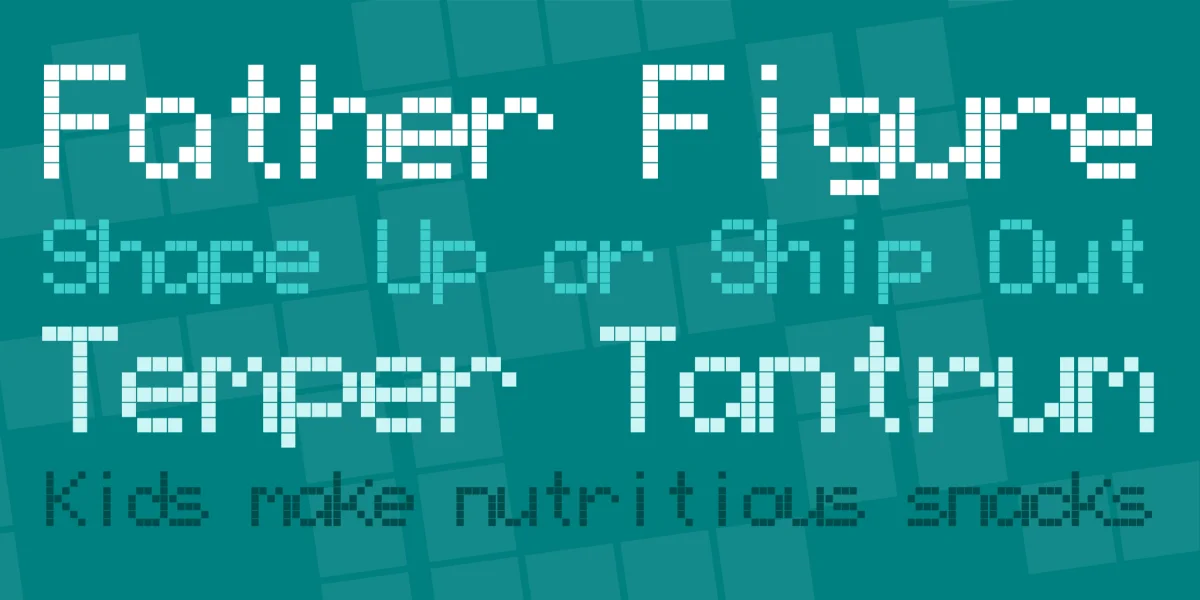 NinePin Font preview 2
