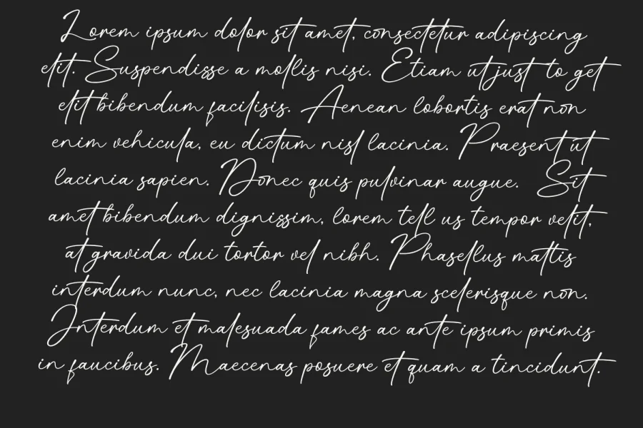 Ningetan Font preview 4
