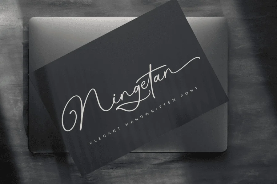 Ningetan Font preview 7
