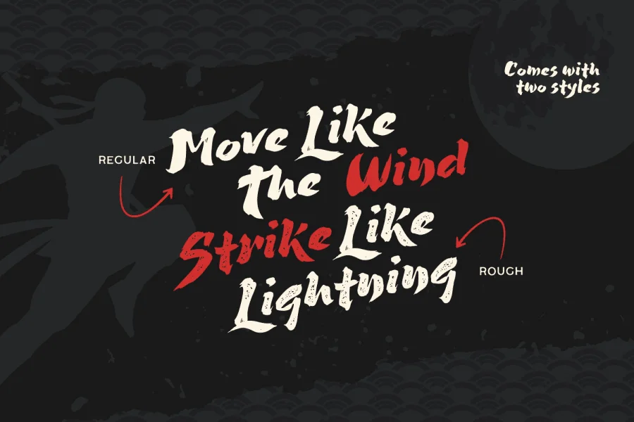 Ninja Kage Demo Font Family preview 7