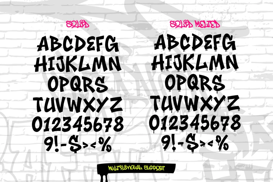 Noctra Drip Font Family preview 8