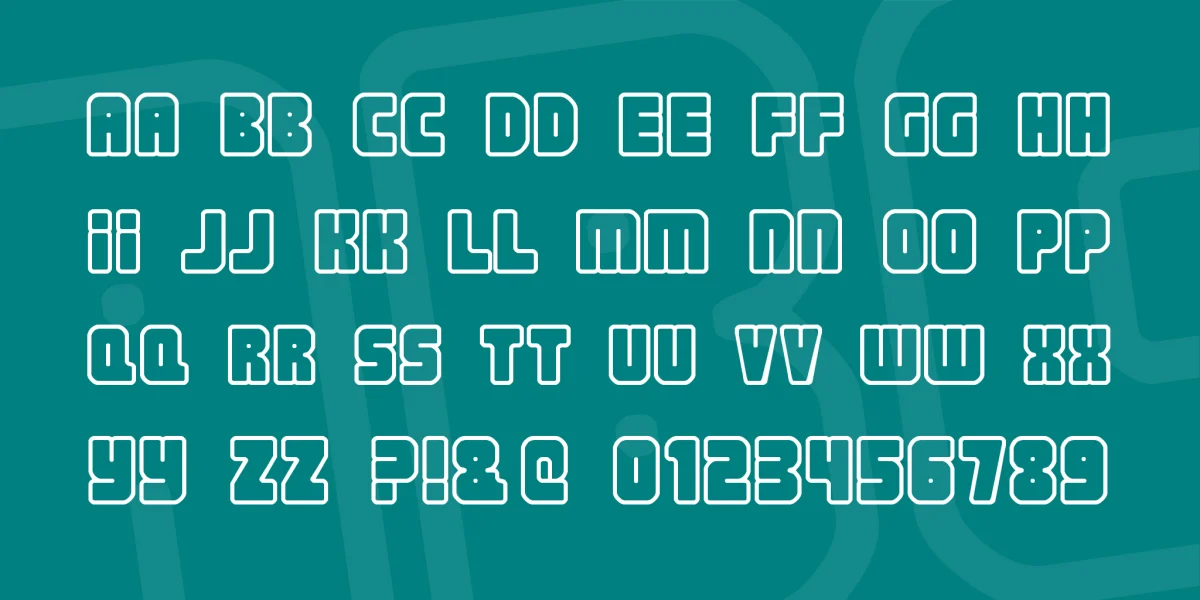 Nonstop Font Family preview 2