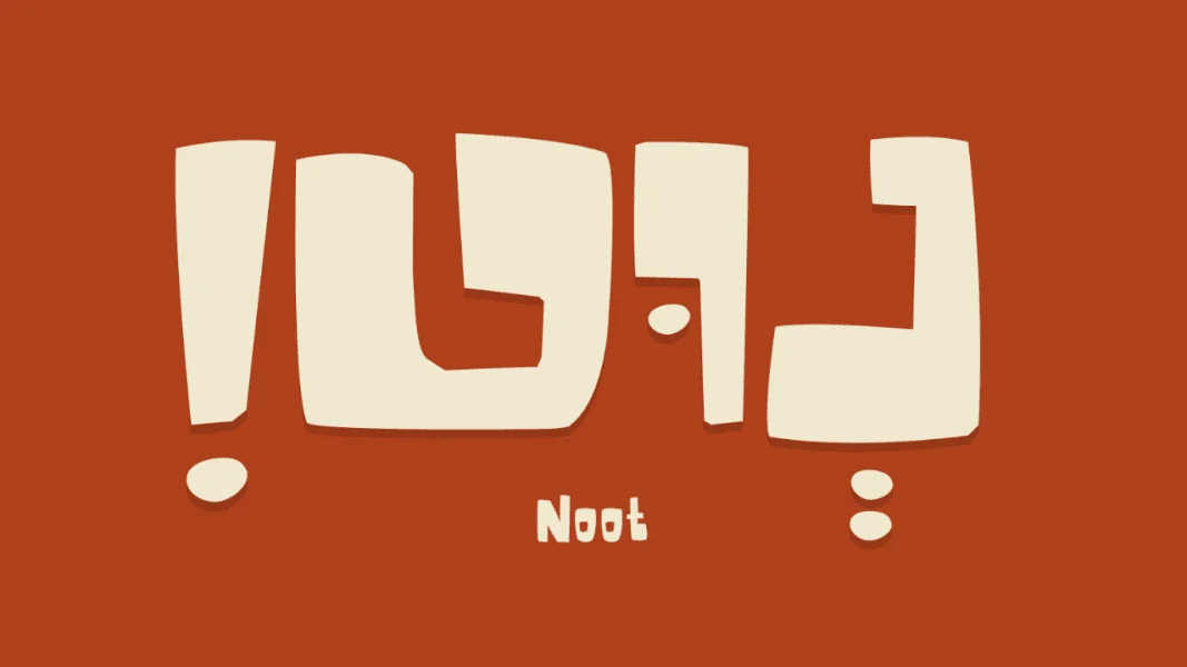 Noot Font preview 3