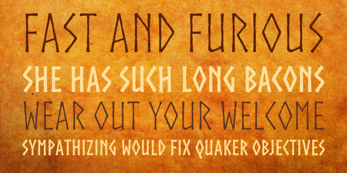 Norse Font Family preview 2