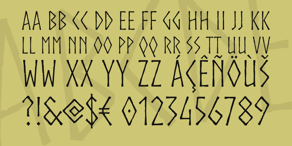 Norse Font Family preview 4