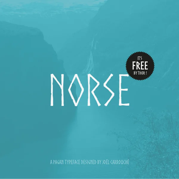 Norse Font Family preview 9