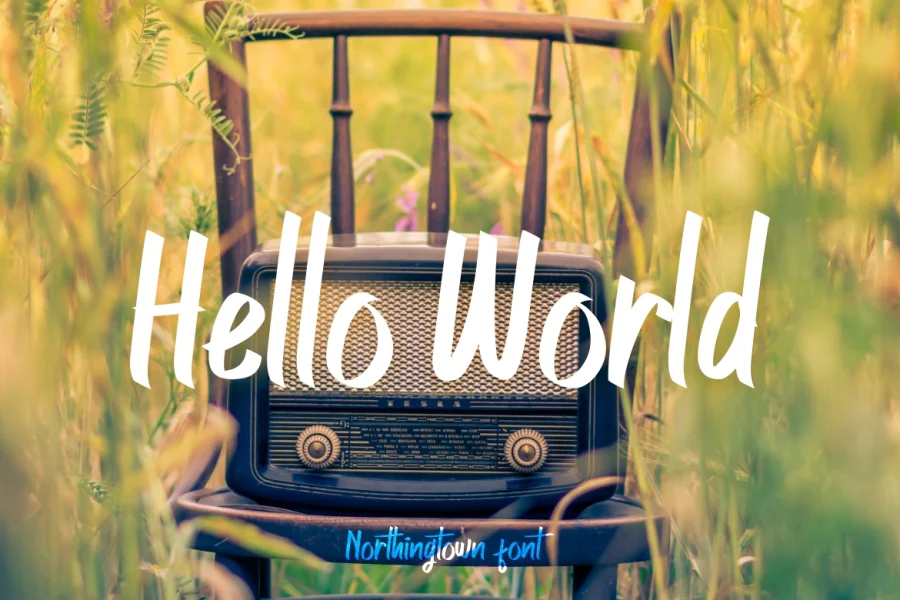 Northingtown Font preview 2