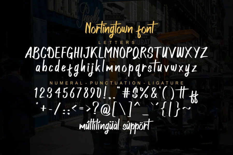 Northingtown Font preview 9