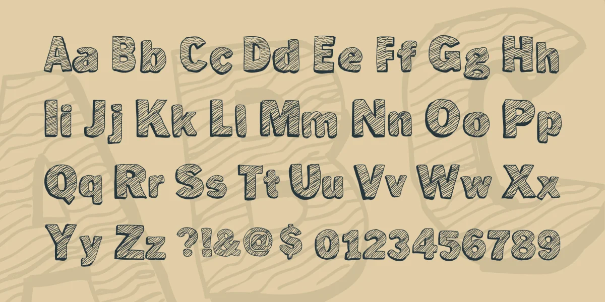 Not Tuned TV Font preview 4
