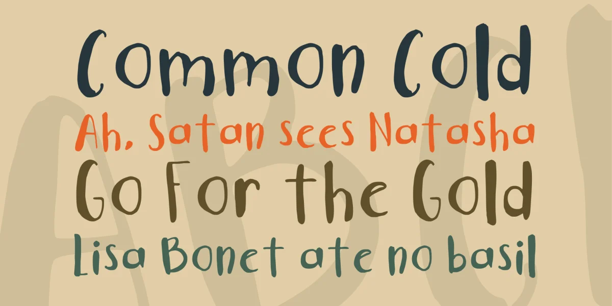 Note To Self Font preview 2