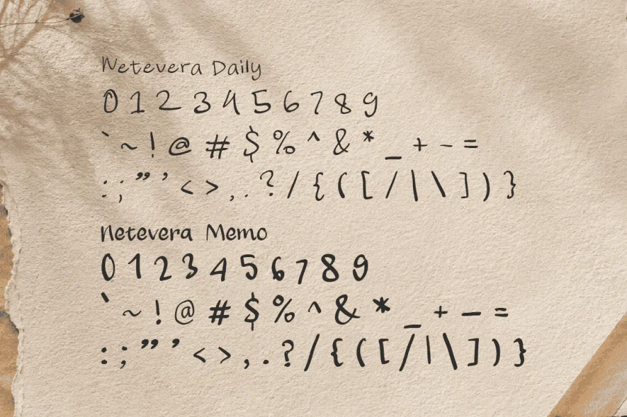 Notevera Duo Demo Font Family preview 8