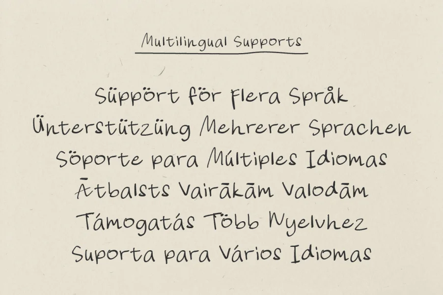 Notevera Duo Demo Font Family preview 9
