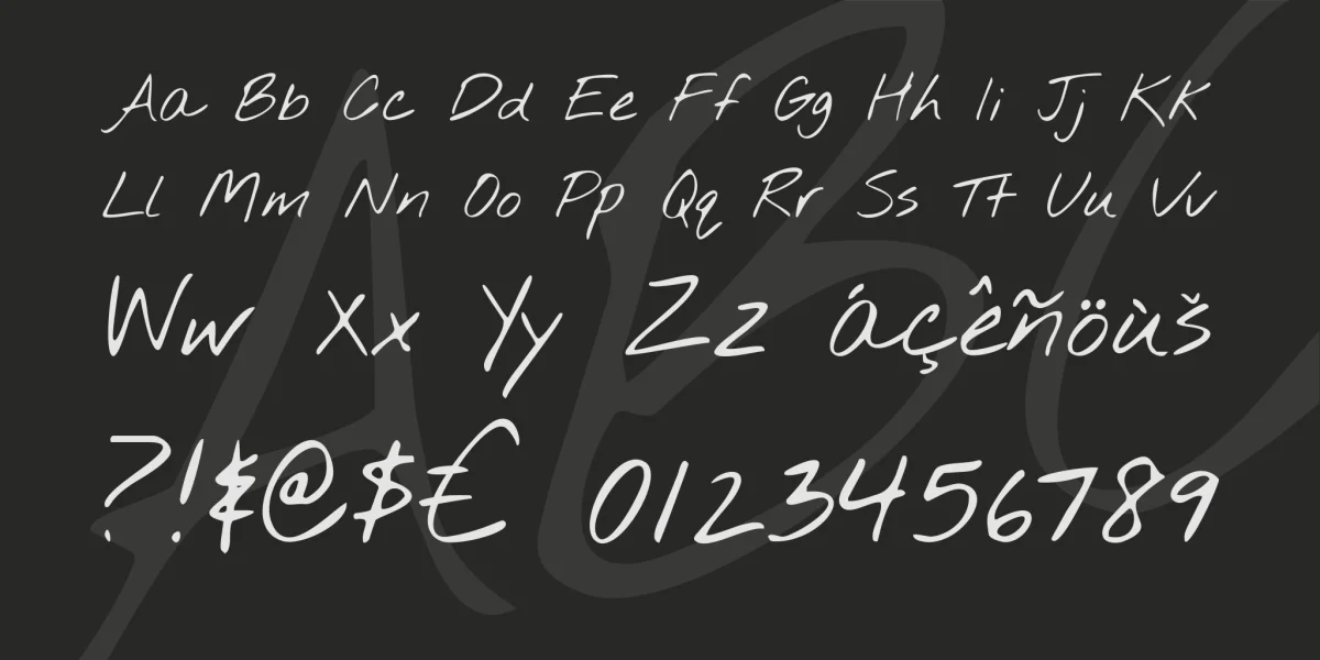 Nothing You Could Do Font preview 4