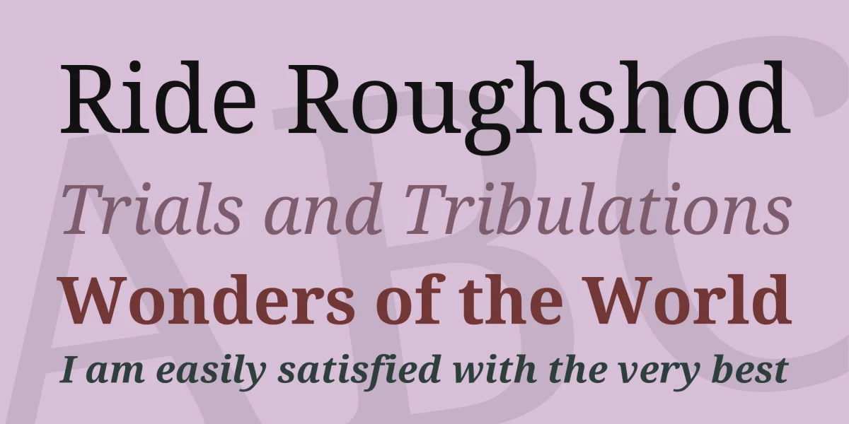 Noto Serif Font Family preview 2