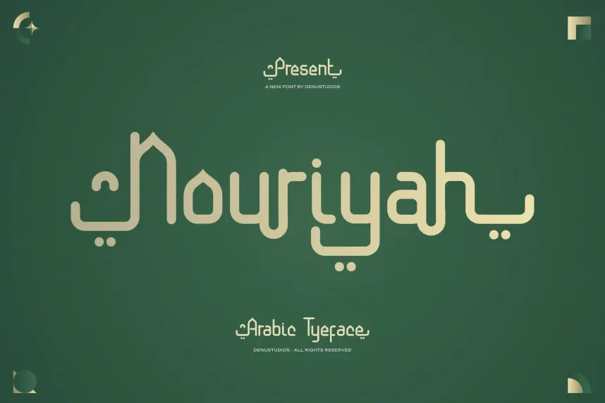 Nouriyah | Arabic Typeface preview 2