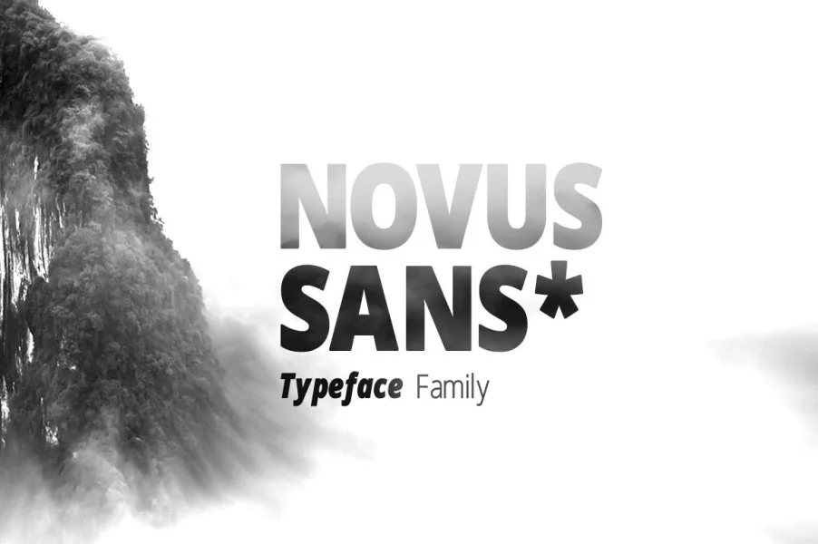 Novus Font Family preview 7