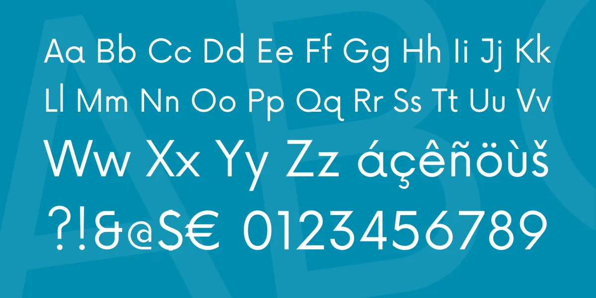 Now Font Family preview 4