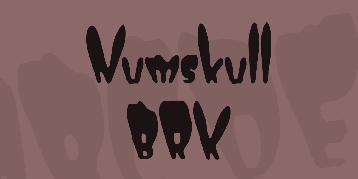 Numskull BRK Font