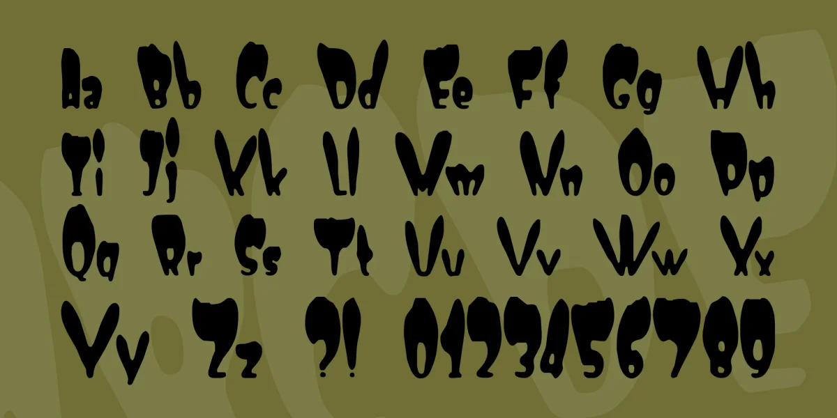 Numskull BRK Font preview 2