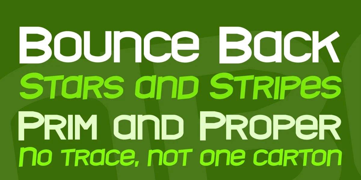 Nyctalopia Font Family preview 2
