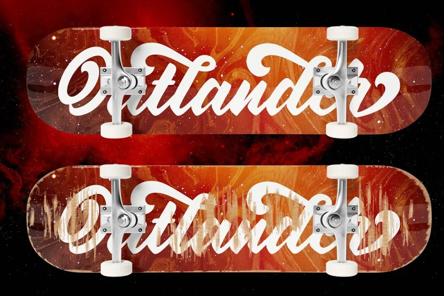 Oatlander Font preview 4