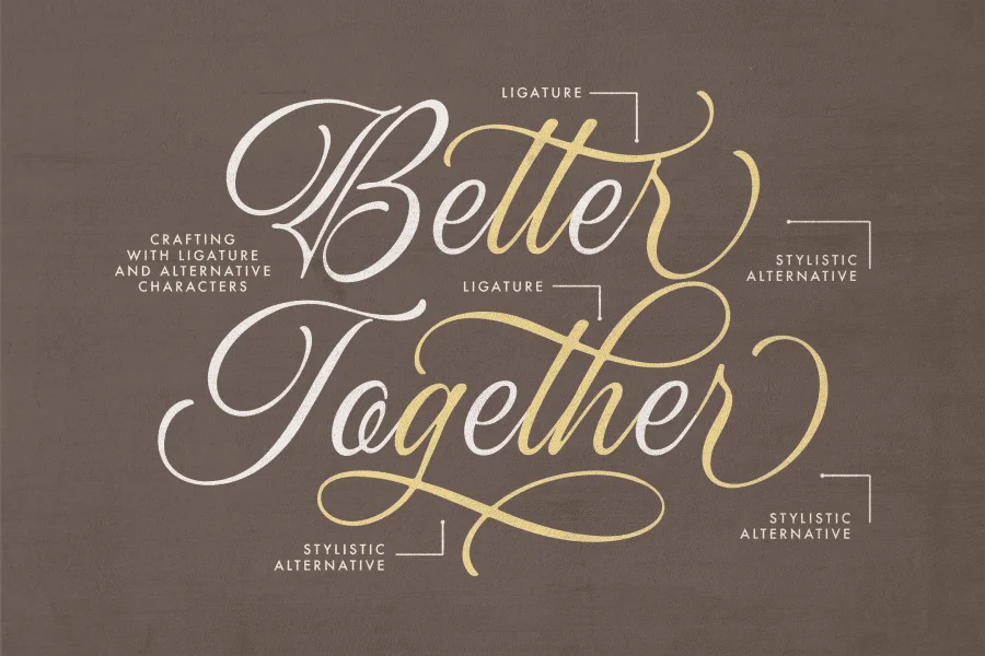 Ocean Delight Font preview 13